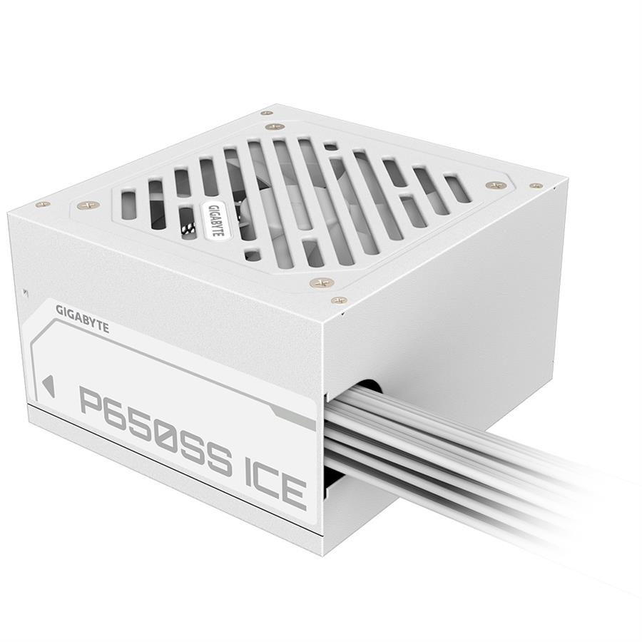 Fuente Gigabyte P650SS 650W 80 PLUS Silver Blanca