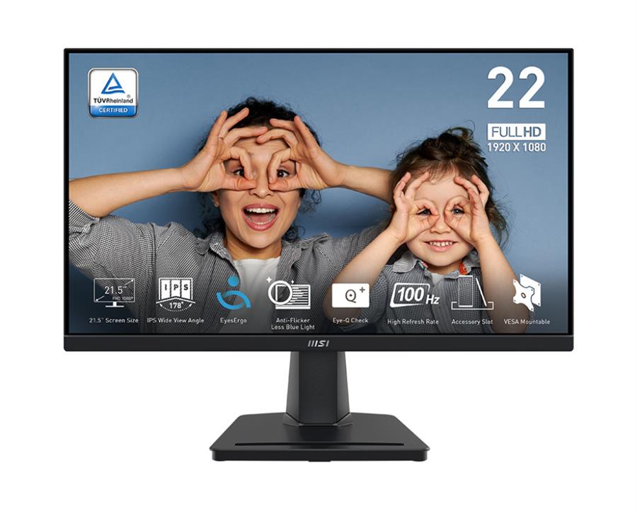 Monitor MSI 21.5" PRO MP225 FHD IPS 100HZ