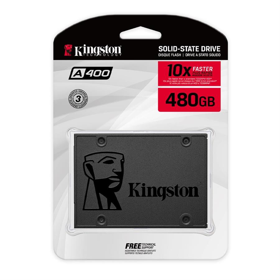 Disco Solido SSD 480GB KINGSTON A400 SATAIII 2.5