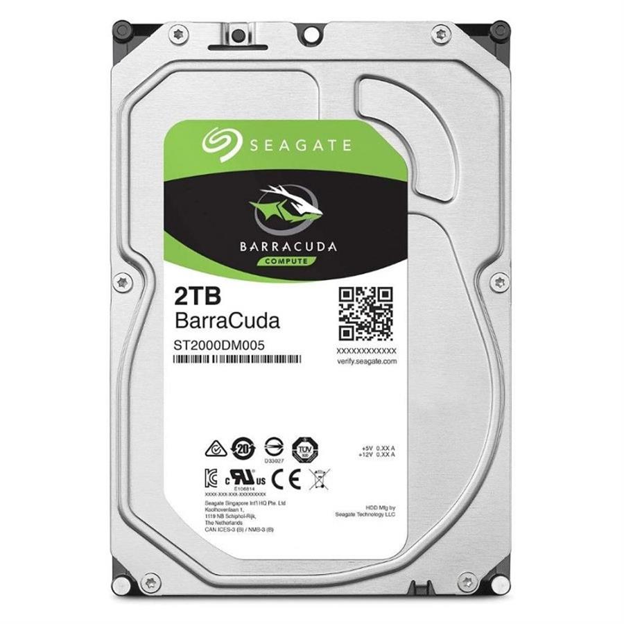 Disco Duro HDD 2TB SEAGATE BARRACUDA SATA 3 256MB 7200RPM 3.5